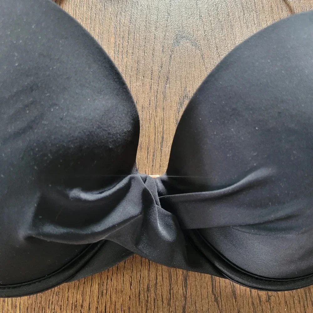 Shade & Shore Black Halter Bikini Top Size Women's 38D